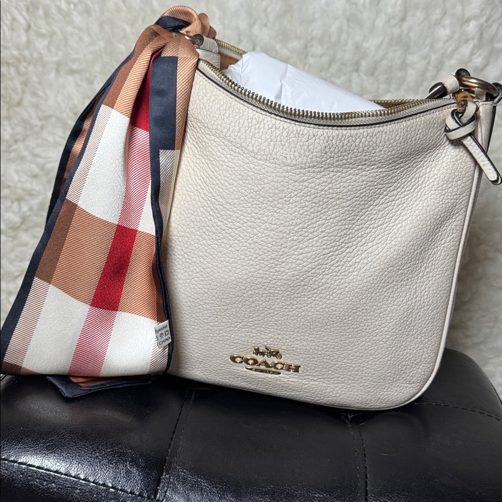 Coach Off-White Leather Crossbody Bag